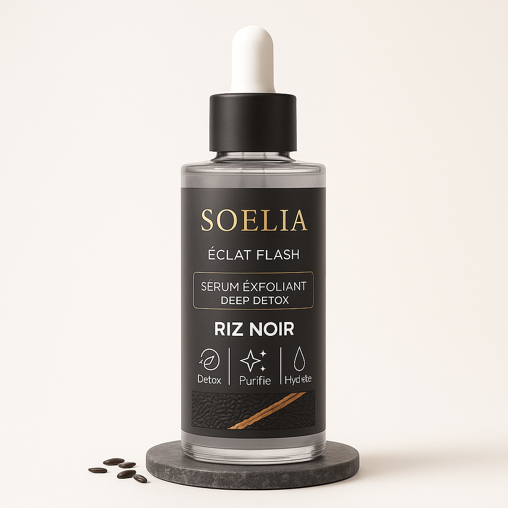 Soeliabeauty™ - Éclat Flash | Le Sérum Coréen Exfoliant au Riz