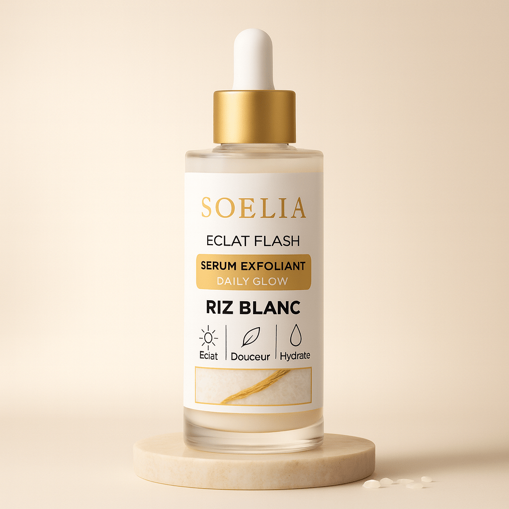 Soeliabeauty™ - Éclat Flash | Le Sérum Coréen Exfoliant au Riz