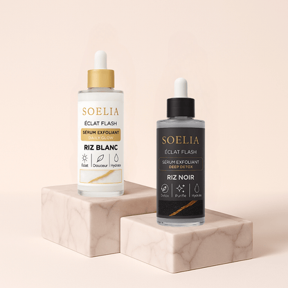 Soeliabeauty™ - Éclat Flash | Le Sérum Coréen Exfoliant au Riz